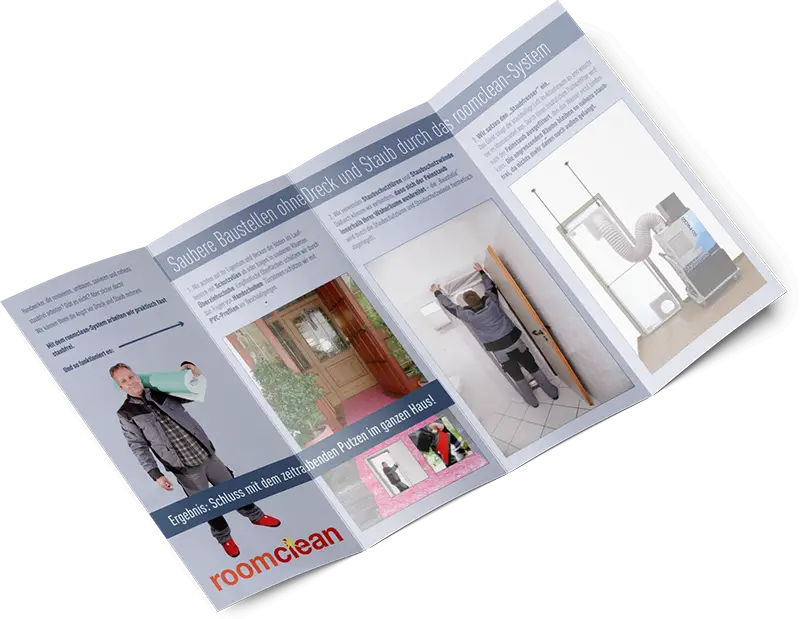 Nahezu staubfrei renovieren, sanieren und umbauen mit roomclean